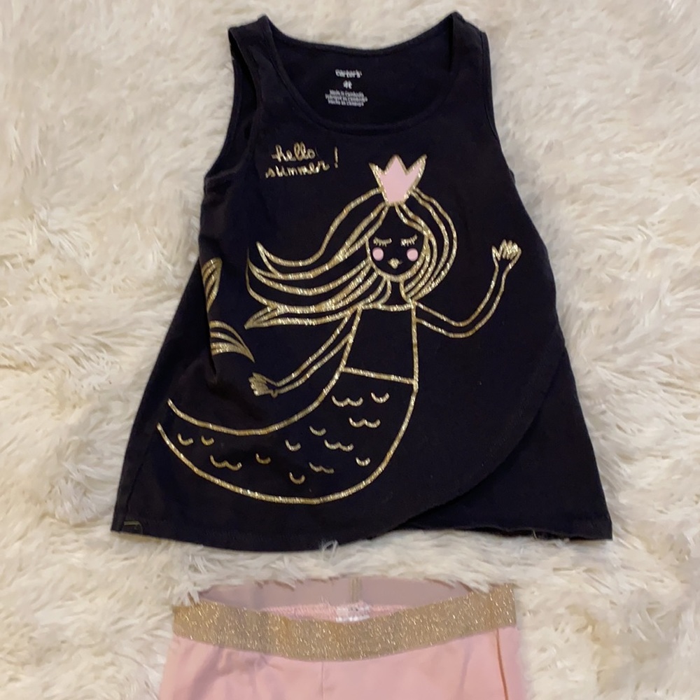 Glitter mermaid outfit